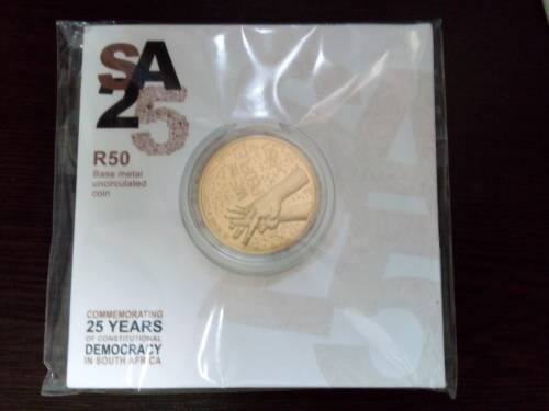 We the poeple R50 Aluminium bronze coin